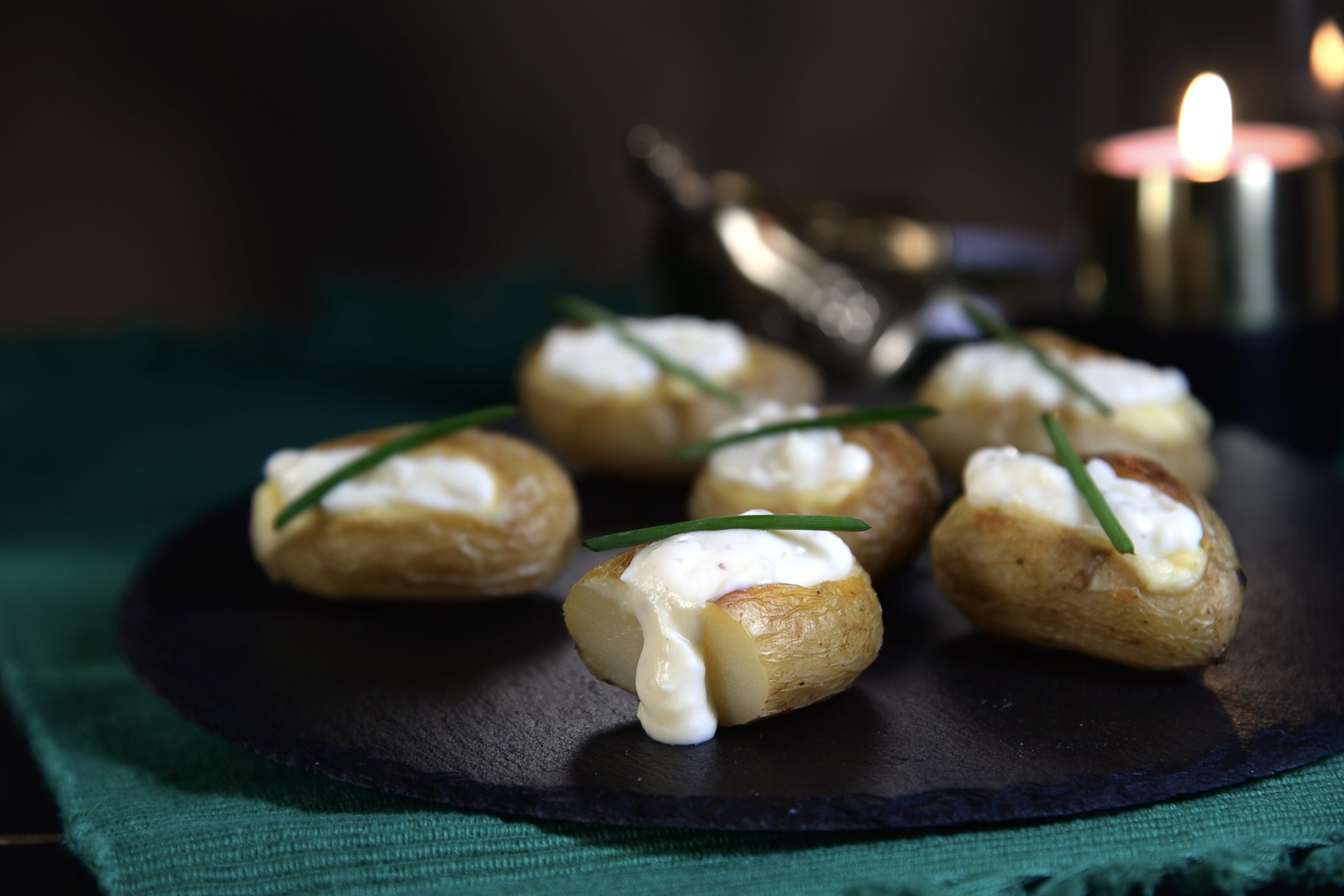 Mini Pommes De Terre Farcies Et Fromage Kiri Les Bonnes Recettes